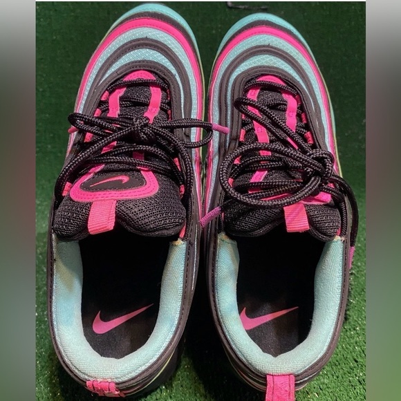 ⬛️ US 8.5-Nike Air Max ‘97 ‘Hyper Turquoise’ Men’s LTR Sneaks CU4877300 ~W 10 - Picture 11 of 16